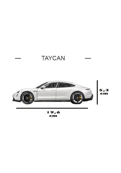 Karsan Welly 1:24 Porsche Taycan Turbo S 24107w