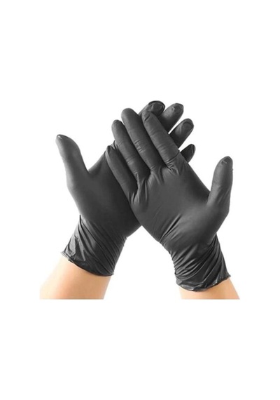 Handy Pudrasız Ekstra Kalın Siyah Nitril Eldiveni Xlarge 100 Adet