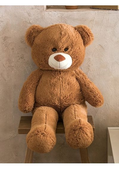 45 Cm Kahverengi Pelüş Oyuncak Ayı Büyük Boy Yumuşak Ayıcık Ce Sertifikalı Uyku Arkadaşı
