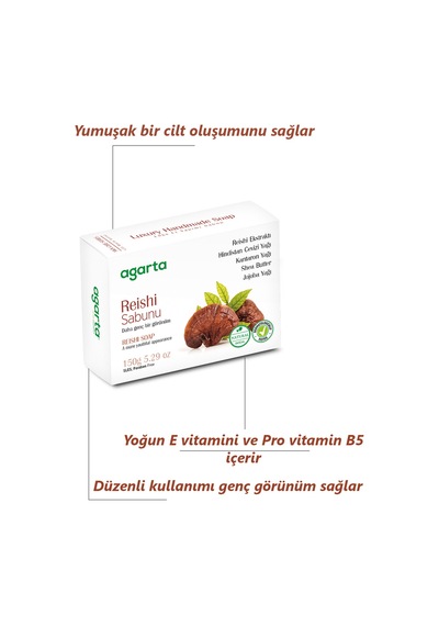 Agarta Doğal Reishi Sabunu 150 GR