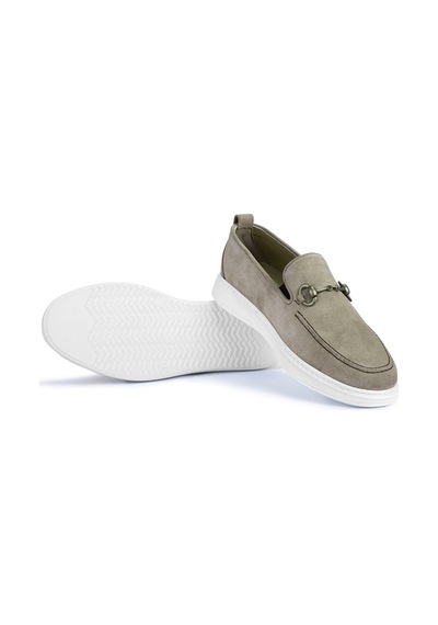 Ritzy Hakiki Deri Süet Erkek Günlük Ayakkabı, Loafer Ayakkabı