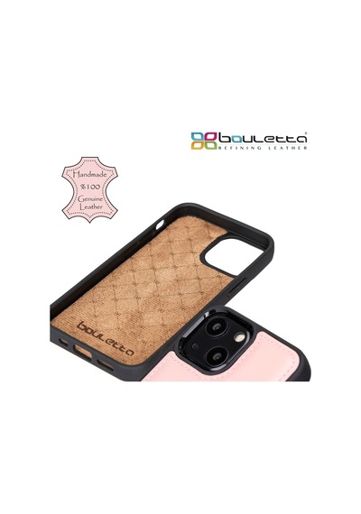 Bouletta Apple İphone 13 Mini Uyumlu Deri Arka Kapak Fxcp Nu2