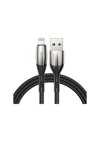 Lightning Horizontal Data Ve Şarj Kablosu Işıklı 1m Calsp-b01 Siy