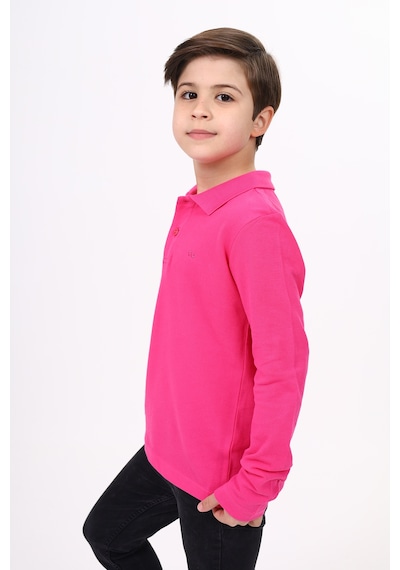 Toontoy Kids Toontoy Unisex Çocuk Nakışlı Tişört Fuşya