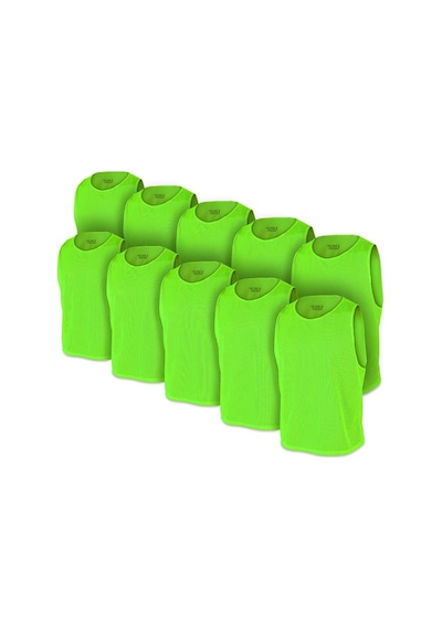 Usr Antrenman Yeleği Fileli Yeşil Küçük Boy - Bib 10 Lu Paket Genel