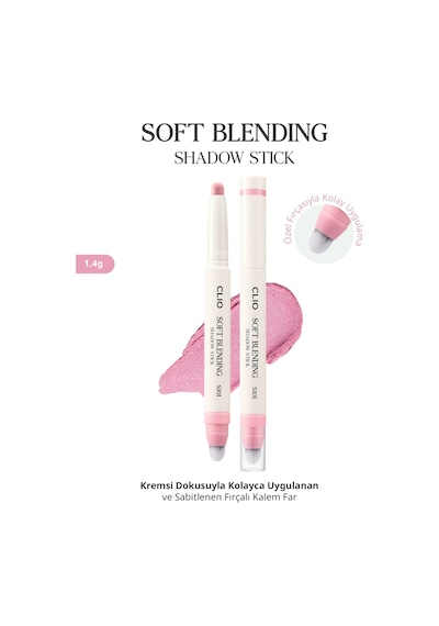 Clio Soft Blending Shadow Stick S101 Fall In Peony