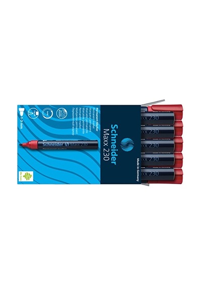 Alıcının Kalıcı Marker Maxx 133, Doldurulabilir, 1-3 Mm Kırmızı Genel