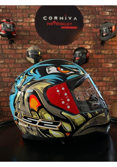 Rapıd 2 Neo Mavi-mor Kask Siyah