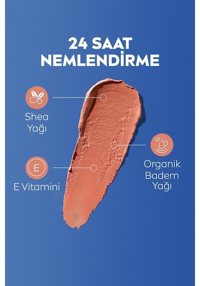 Nivea 3'ü 1 Arada Nemlendirici Dudak Bakım Kremi Nude 4.8 G