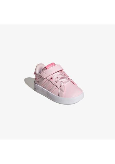 Adidas Grand Court 3.0 Girls Elastic Lace Çocuk Pembe Spor Ayakkabı Kı8121 2800236