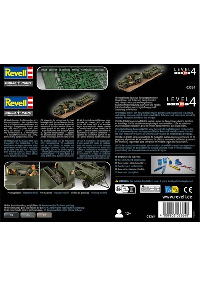 Revell Maket Model Kit Askeri Araçlar M19 Tank Transporter 3364