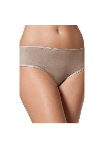 Çift Kaplan Kadın Geniş Kenarlı 5'li Slip Paket 622 - L Çok Renkli