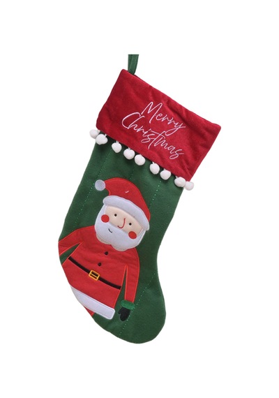 Karaca Home Kararca Home New Year Yılbaşı Santa Hediye Çorabı 16x8,5 Cm