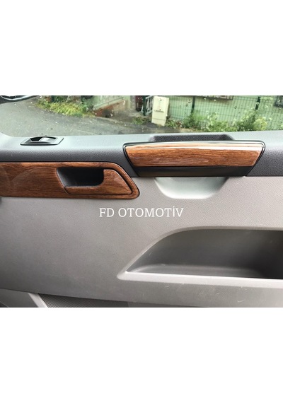 Volkswagen Transporter T6 ( Özel Renk Fındık Ağacı Set ) Torpido Konsol Maun Kaplama