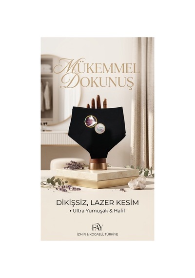 Papatya Lingerie Lazer Kesim Yüksek Bel Bikini Külot 2'li Set 3 Farklı Renk Seçeneği Siyah - 928400343 Siyah Papatya Lingerie Lazer Kesim Yüksek Bel Bikini Külot 2'li Set 3 Farklı Renk Seçeneği Siyah - 928400343 Siyah