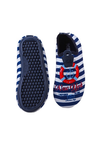 Kiko Kids Newyork Havuz Plaj Erkek Çocuk Deniz Ayakkabısı 7562 Lacivert Lacivert