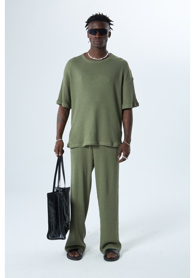 Basıc Oversize Takım Haki