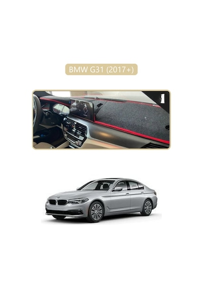 Bmw G30 G31 G38 2017+torpido Koruma Halısı Bej Kenar