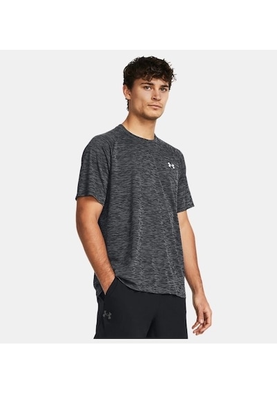Under Armour Ua Tech Textured Ss Erkek T-shirt 1382796-001 Siyah