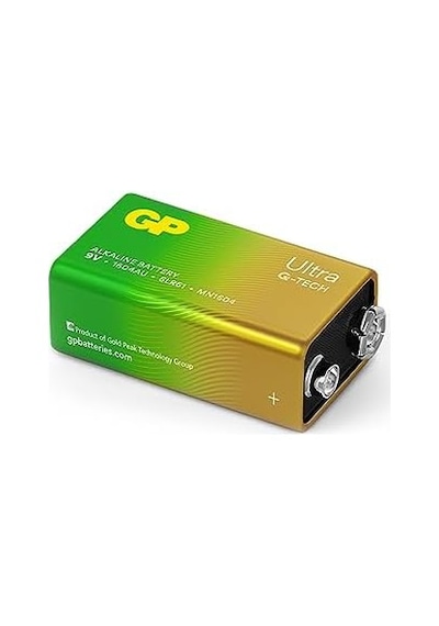 G-tech Ultra Alkalin 9v - 6lr61 Boy 9v Pil Tekli Kart