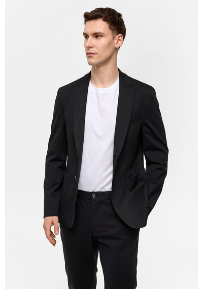 Back And Bond Siyah Slim Fit Mono Yaka Ceket Çok Renkli