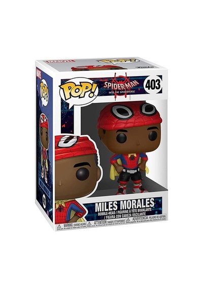 Funko 33976 Marvel Into The Spider-verse: Miles W/cape Pop Bobble