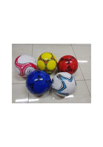 5 Numara Futbol Topu 5 No, Desenli Futbol Topu, Dikişli Futbol Topu Pompa Dahil Değildir Çok Renkli Çok Renkli 2 Li