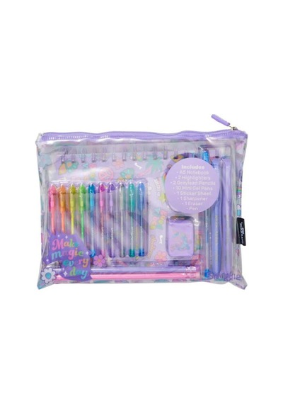 Smiggle All Stars A5 Essentials Kalemli Kırtasiye Hediye Seti Lilac 482271