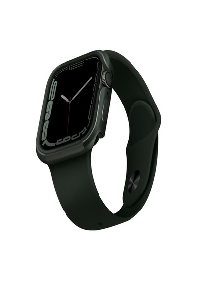 Apple Uyumlu  Watch 45mm Kasa Koruyucu Metalik Görünüm Valencia Serisi Camlı Kasa
