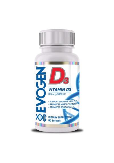 Evogen Vitamin D3 5000 Iu 60 Softgels
