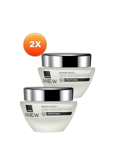 Avon Anew Sensitive+ Çift Kollajen Krem 2 x 50 ML