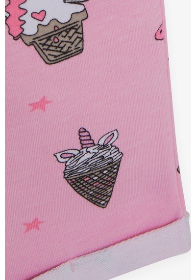 Breeze Kız Bebek Eşofman Takımı Prenses Dinozor Desenli 9 Ay-3 Yaş, Pembe-pembe Pembe