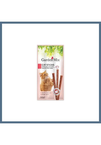 Buradabulabilirsin Mix Kedi Stick Ödül Maması Kuzulu 15gr 1 Adet Bbz