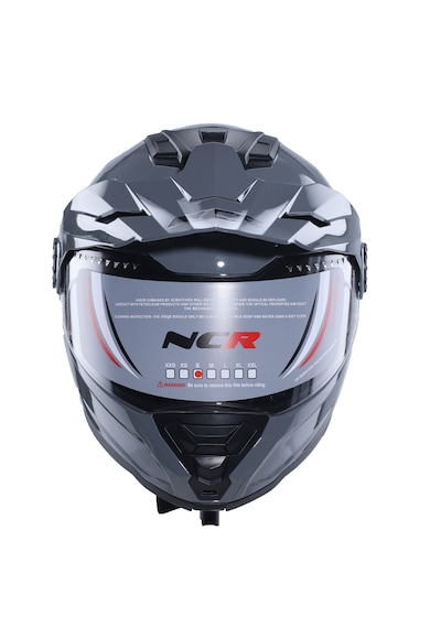 Ncr X-Cross Çene Açılır Ece-22.06 Kask Nardo Gri