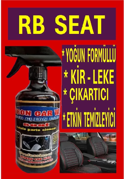 Rb Seat Supher Kumaş-leke Çıkartıcı-genel Temizleyici 500 Ml