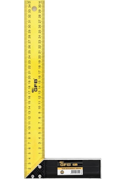 Gfb 5542 Sarı Marangoz 35 Cm Gönye