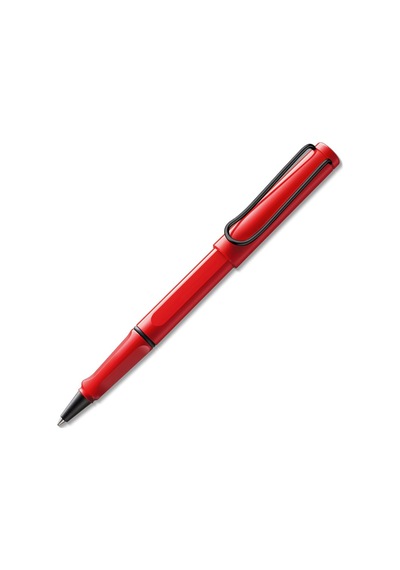 Lamy Safari Roller Kalem Metal Siyah Klips Kırmızı S316 Çok Renkli