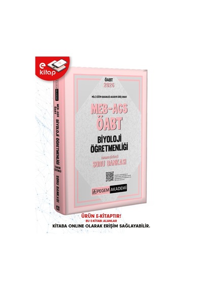 2026 Meb-ags Öabt Biyoloji Öğretmenliği Tamamı Çözümlü E-soru Ban