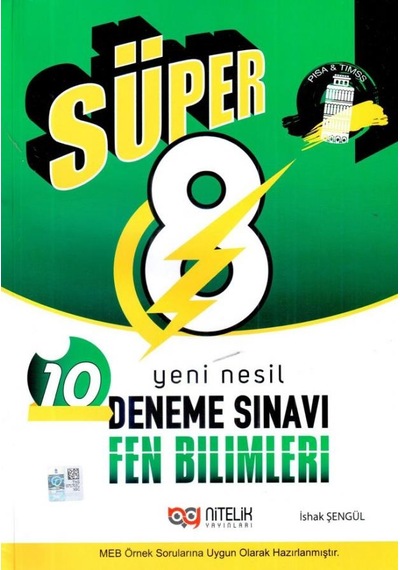 NİTELİK 8. Sınıf Deneme Yeni Nesil Süper Fen Bilimleri