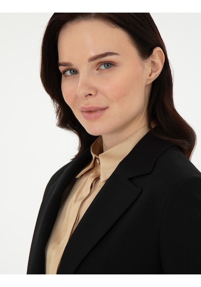 Pierre Cardin Kadın Siyah Ceket 50290392-vr046 Siyah