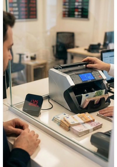 Aprilla Abc-8820 Para Sayma Makinesi / 1000 Adet/dk &amp Oyuncak Banknot Tespit &amp Müşteri Ekranı