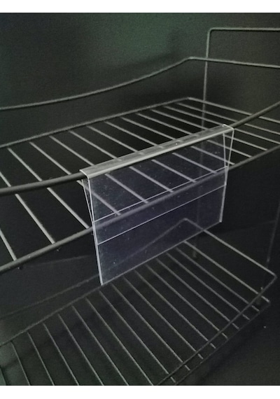10 Adet Pvc Şeffaf Etiketlik 10x7 Cm Tele Cama Geçme Asma Takılan