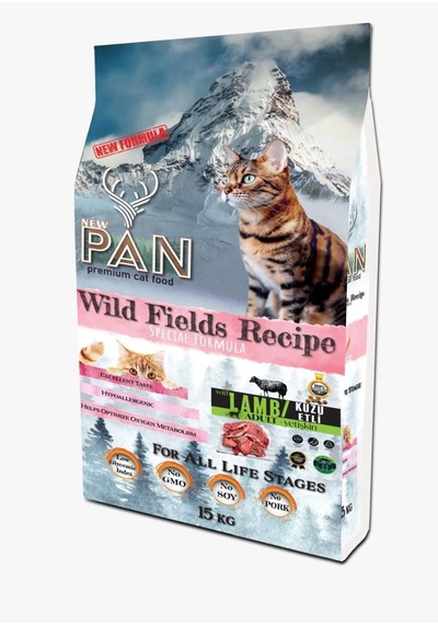 Pan Food Kuzu Etli Yetişkin Kedi Maması 15 KG