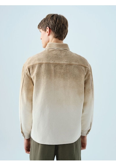 Loft Oversize Erkek Gömlek U.kol Lf2039632 Q1.v1 Denim