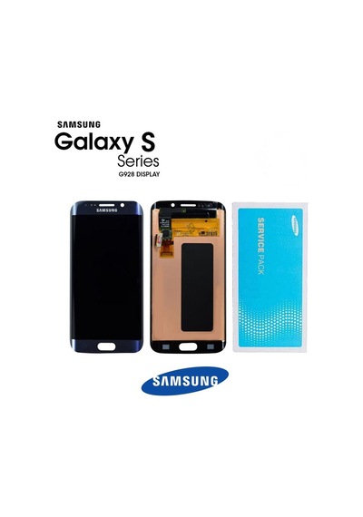 Samsung Uyumlu Galaxy S6 Edge Plus G928 Lcd Ekran Dokunmatik Siyah Servi