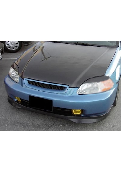 Honda Civic İes Typer Ön Ek Karlık Plastik Mat Siyah 1996 1997 1998 Makyajsız Kasa Karlık+bodykit+ek
