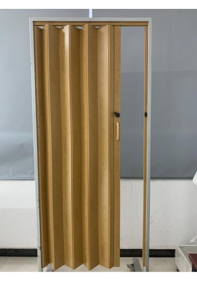 Akordeon Kapı Kibar Modeli, Meşe Ahşap Desenli, 84x216cm