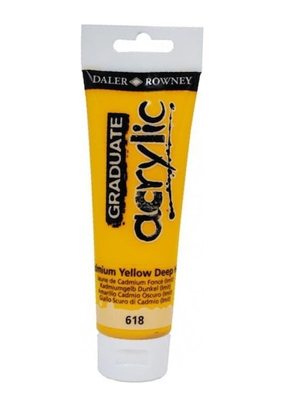 Dr Graduate Akrilik Boya 120Ml Cadmium Yellow Deep Hue 618