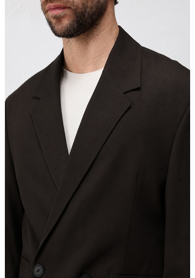 Antioch Relaxed Fit Erkek Blazer Ceket Koyu Kahve