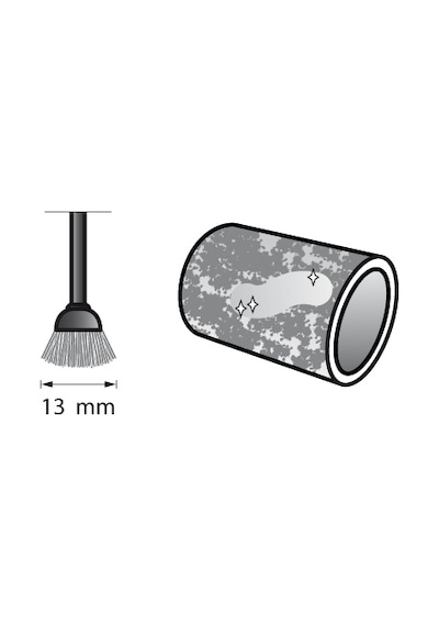 Dremel 531 Paslanmaz Çelik Fırça 13  Mm